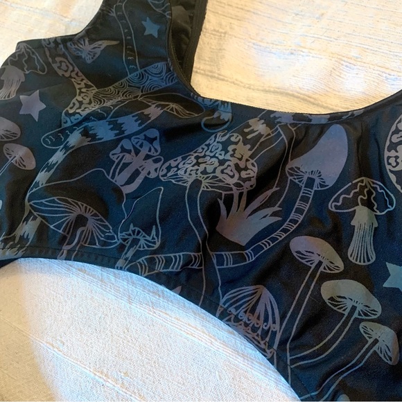 ClubEXX iridescent shroom raver bodysuit - Picture 4 of 6